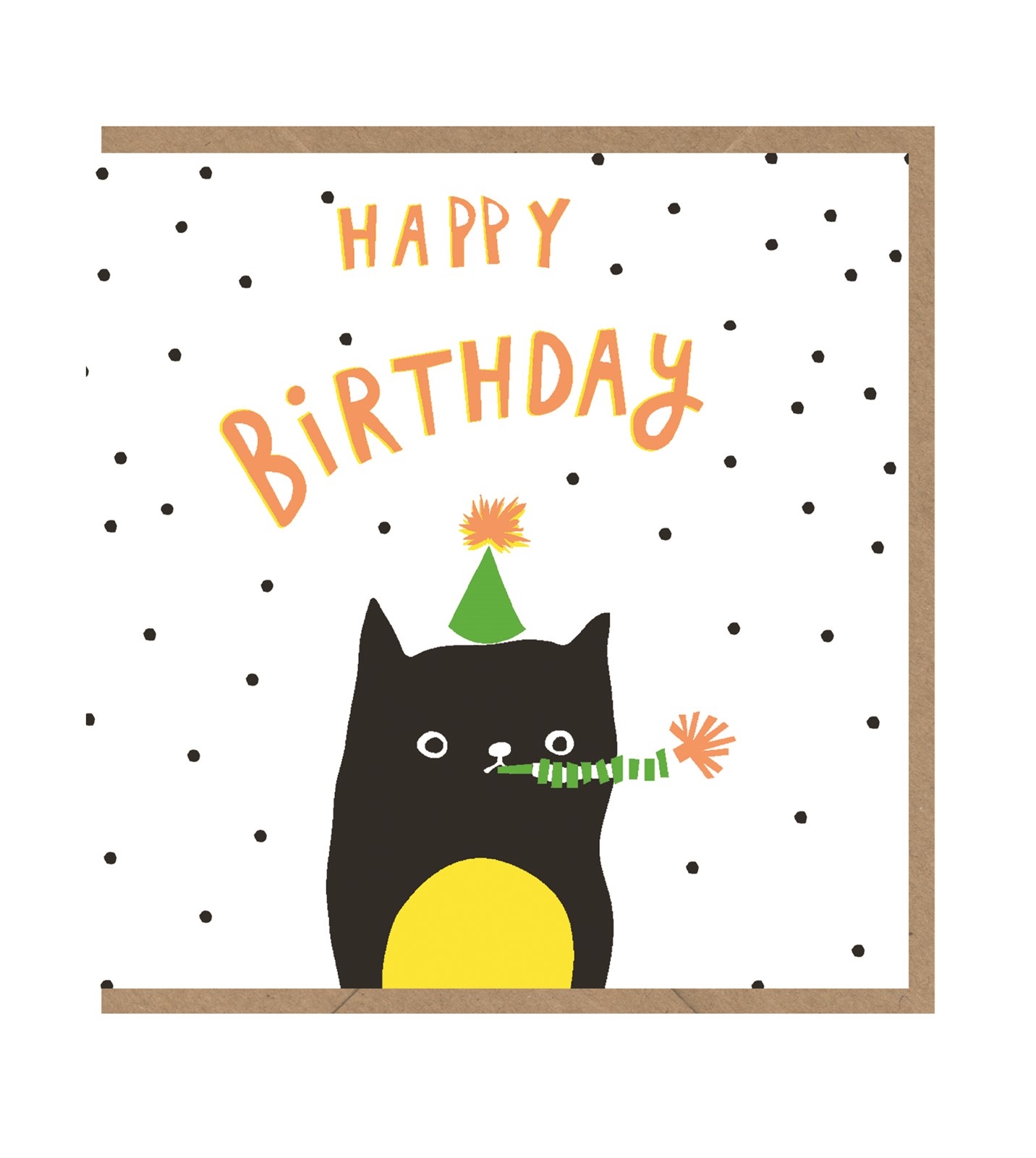 happy birthday card kitty