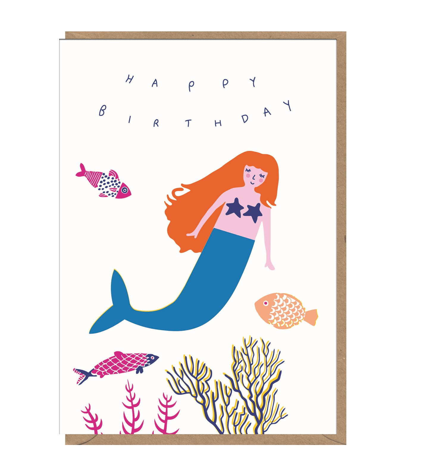 Birthday Cards » Happy Birthday Mermaid - EarlyBird Designs